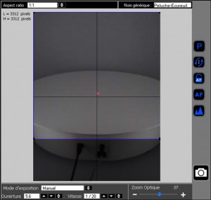 logiciel Easy-ScanCube ScanCube logiciel prise de vue